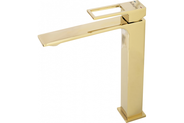 Смеситель для раковины BelBagno Luce LUC-LMC-ORO-W0