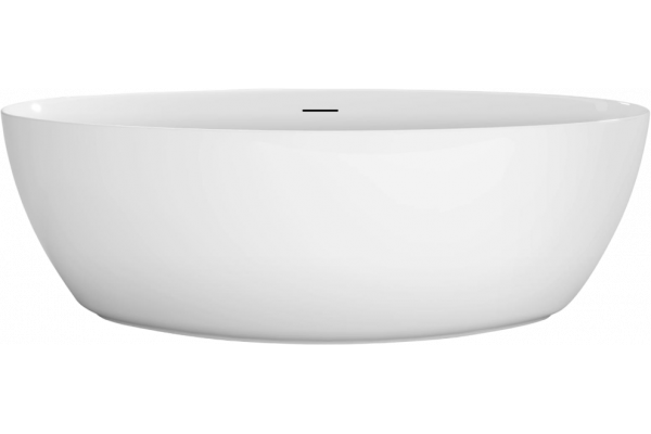 Акриловая ванна BelBagno BB707-1860-880 185x90 см, отдельностоящая, овальная, с ножками, со сливом-переливом, с донным клапаном