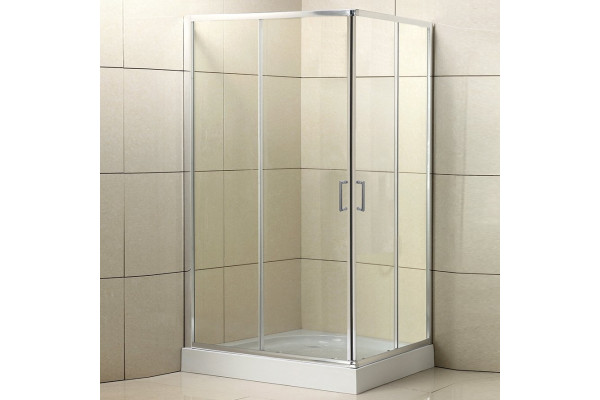 Душевой уголок BelBagno Uno -195 AH 2 100/80 C Cr стекло прозрачное
