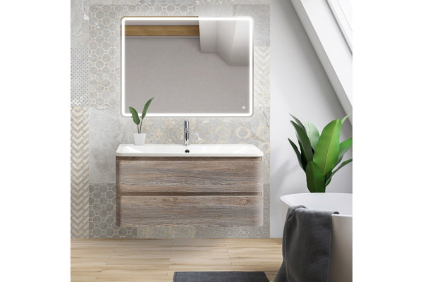 Мебель для ванной BelBagno Albano 90 подвесная, pino scania