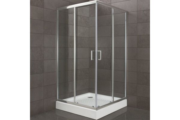 Душевой уголок BelBagno Uno 195 A 2 80 C Cr стекло прозрачное