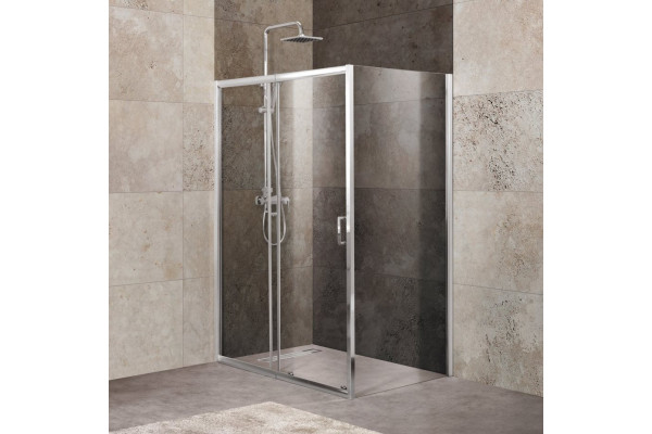 Душевой уголок BelBagno Unique UNIQUE-AH-1-110/125-100-C-Cr