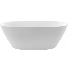 Акриловая ванна BelBagno BB81-1700-W0 170x80 см, отдельностоящая, овальная, с ножками, с донным клапаном