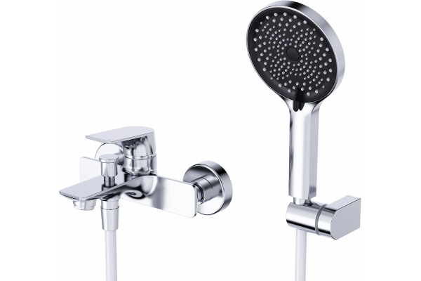 Смеситель для ванны с душем BelBagno Marino VASM-CRM хром