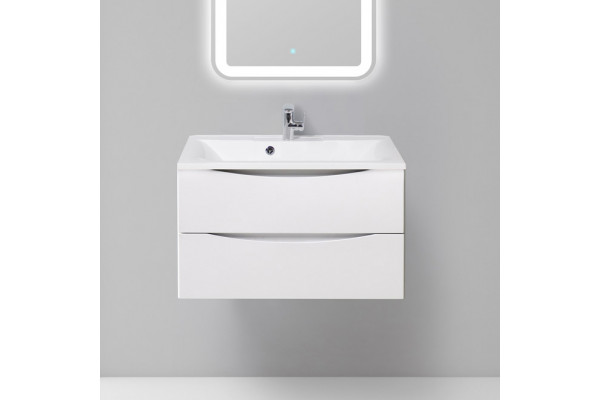Тумба с раковиной BelBagno Marino 80 bianco opaco