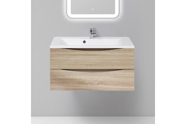 Тумба с раковиной BelBagno Marino 90 rovere bianco