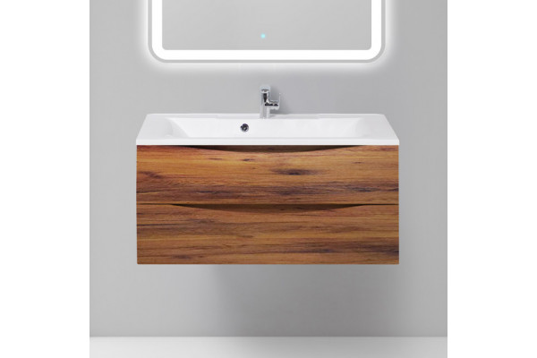 Тумба с раковиной BelBagno Marino 100 rovere ciliegio