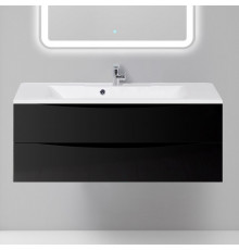 Тумба с раковиной BelBagno Marino 120 nero lucido