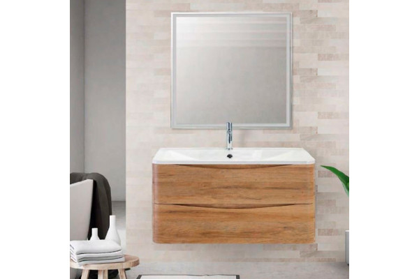 Мебель для ванной BelBagno Acqua 100 подвесная, rovere rustico
