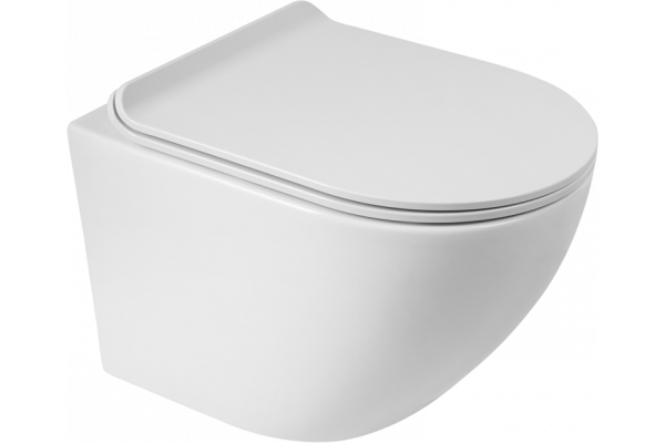 Унитаз подвесной BelBagno Sfera-r BB046CHR безободковый, крышка BB901SC с микролифтом