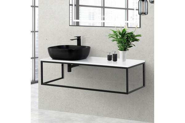 Столешница с раковиной BelBagno Etna Kraft 120 столешница EK-120-AS-BL-L