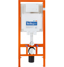 Система инсталляции для унитазов BelBagno BB002-80  с кнопкой смыва BB009-MR-BIANCO