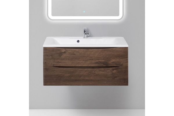Тумба с раковиной BelBagno Marino 100 rovere moro