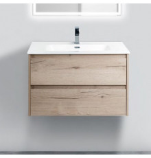 Тумба с раковиной BelBagno Kraft 80 rovere galifax bianco