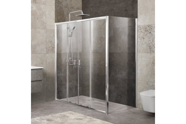 Душевой уголок BelBagno Unique UNIQUE-AH-21-170/200-100-C-Cr