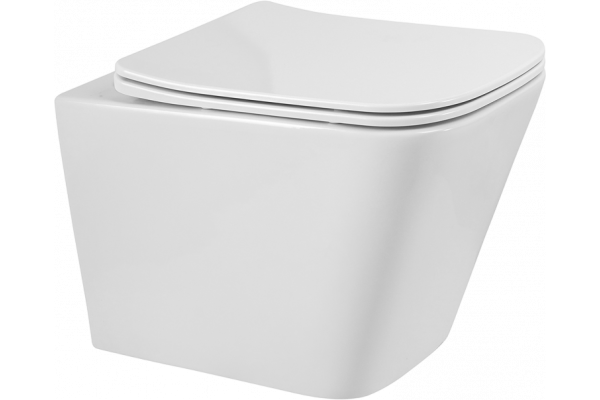 Унитаз подвесной BelBagno Ardente-R BB520CH-TOR безободковый, крышка BB052SC с микролифтом