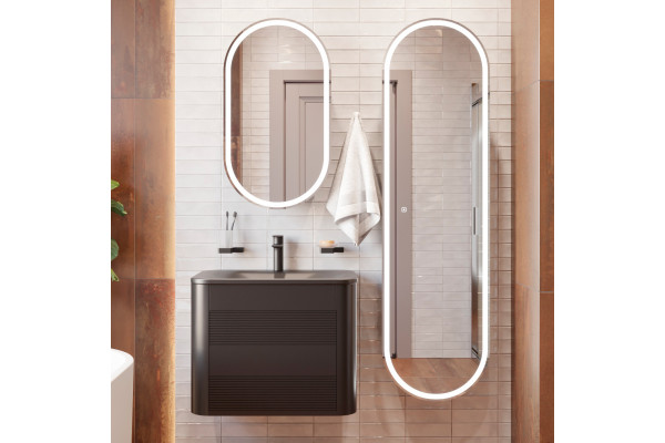 Мебель для ванной Belinza Twist 65 антрацит