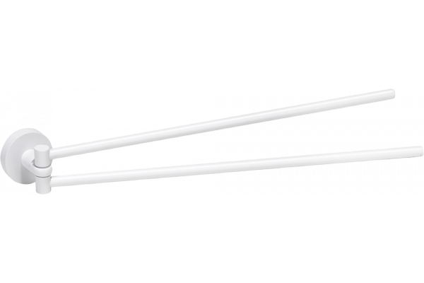 Полотенцедержатель Bemeta White 104204194 двойной, поворотный, white