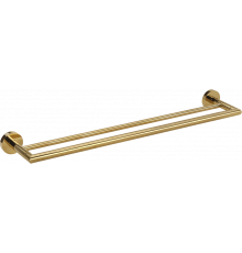 Полотенцедержатель Bemeta Brilo 161204052 двойной, gold polished
