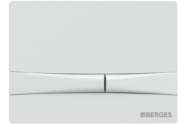 Кнопка смыва Berges Novum F4 soft touch белая