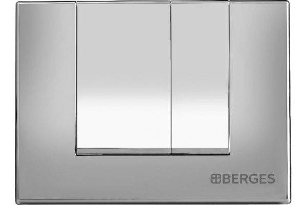 Кнопка смыва Berges Novum S3 хром, глянец