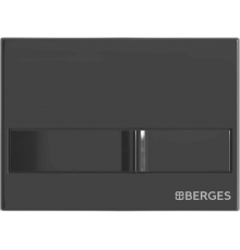 Кнопка смыва Berges Novum L6 чёрный глянец