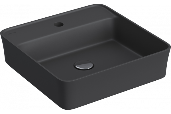 Раковина Berges Ego SL, 45x45 матовый антрацит