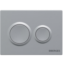 Кнопка смыва Berges Novum O2 хром матовый