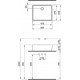 Раковина BOCCHI Milano 1215-062-0125 глянцевая белая