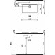 Раковина BOCCHI Milano 1376-001-0126 глянцевая белая