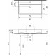 Раковина BOCCHI Milano 1377-001-0126 глянцевая белая