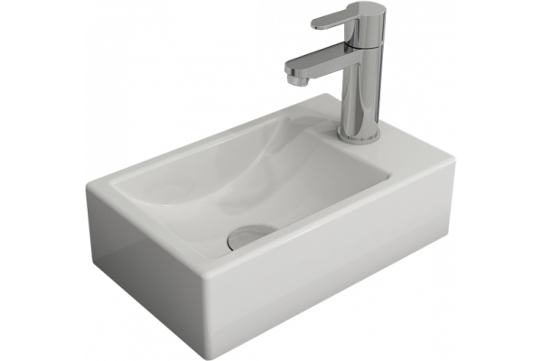 Рукомойник BOCCHI Mini 1419-001-0326 R, глянцевый белый
