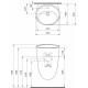 Раковина BOCCHI Venezia 1083-001-0126 белая глянцевая