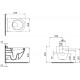 Унитаз подвесной BOCCHI Taormina Arch 1012-006-0129 с микролифтом, серый матовый