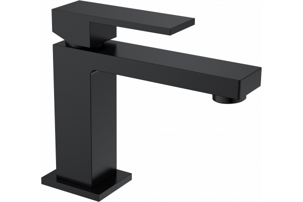 Смеситель для раковины Boheme Qubic 471-B matt black