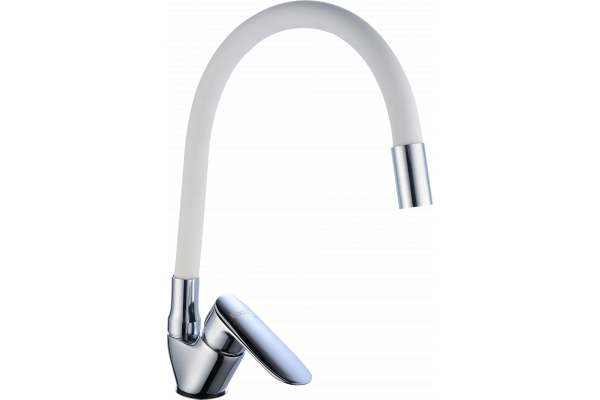 Смеситель для кухни BOOU B8274 -10F-E306A белый, хром