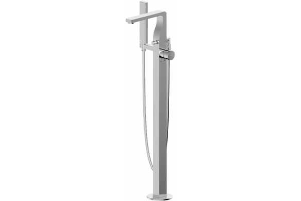 Напольный смеситель для ванны с душем Bravat Arc F66061C-B3-ENG хром