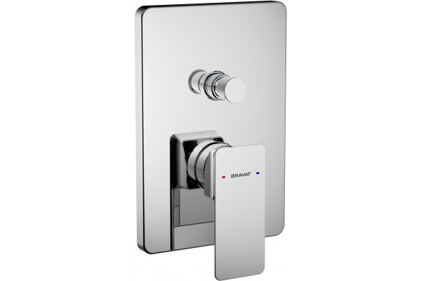 Смеситель для ванны с душем Bravat Phillis PB856101CP-2-ENG
