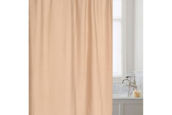 Штора для ванной Carnation Home Fashions Waffle Weave Linen