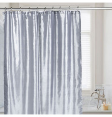 Штора для ванной Carnation Home Fashions Shimmer Pewter