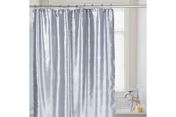 Штора для ванной Carnation Home Fashions Shimmer Pewter