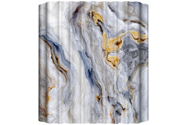 Штора для ванной Carnation Home Fashions Marble 180x200 grey