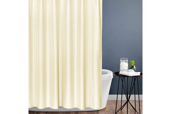 Штора для ванной Carnation Home Fashions Grace Jacquard Ivory FSC18-HX72/08