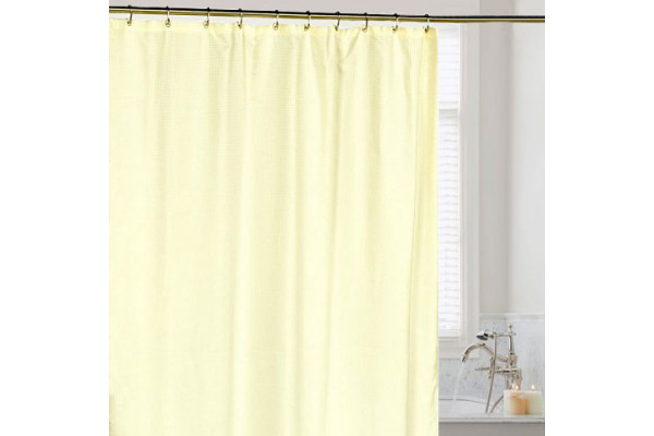 Штора для ванной Carnation Home Fashions Waffle Weave Ivory