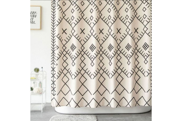 Штора для ванной Carnation Home Fashions Akita AKT1820BBK
