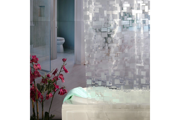 Штора для ванной Carnation Home Fashions Eva Cube 180х180