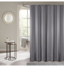 Штора для ванной Carnation Home Fashions Shine Grey 240х200