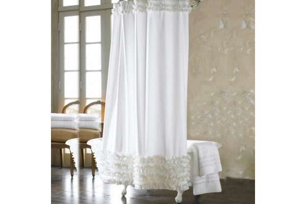 Штора для ванной Carnation Home Fashions Ruffles 180х220 см