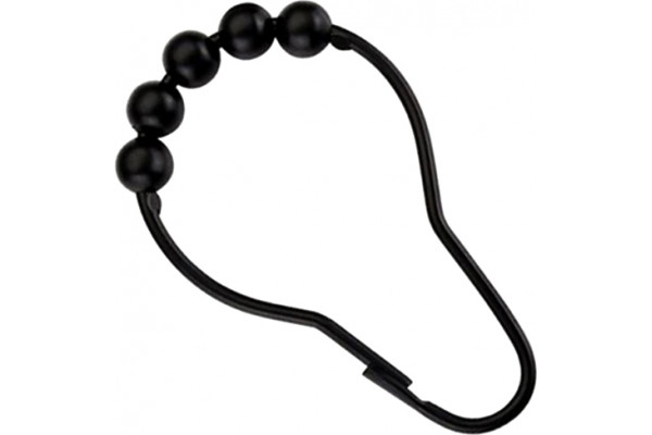 Крючки для шторы Carnation Home Fashions Roller Hook M Black