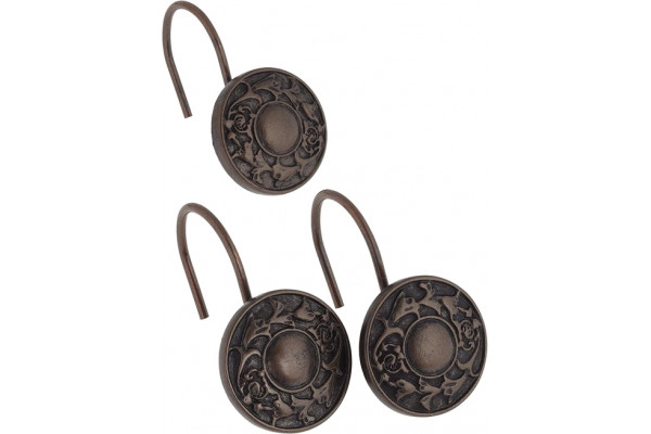 Крючки для шторы Carnation Home Fashions Oil Rubbed Regency Bronze